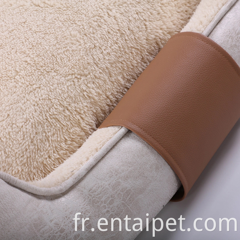 Produit pour animaux de compagnie luxe durable à chaud lit confortable lit de chien de compagnie